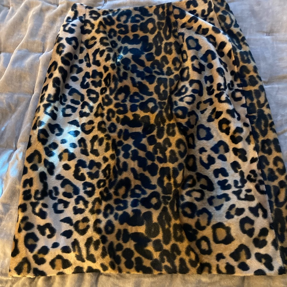 Rena rowen vintage leopard pencil skirt
